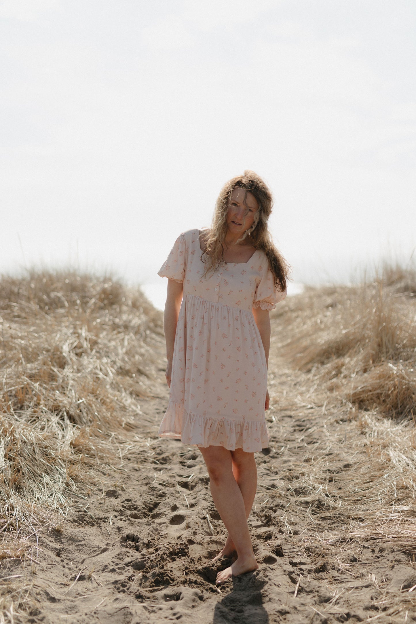 Dottie Dress in Blush Blossom