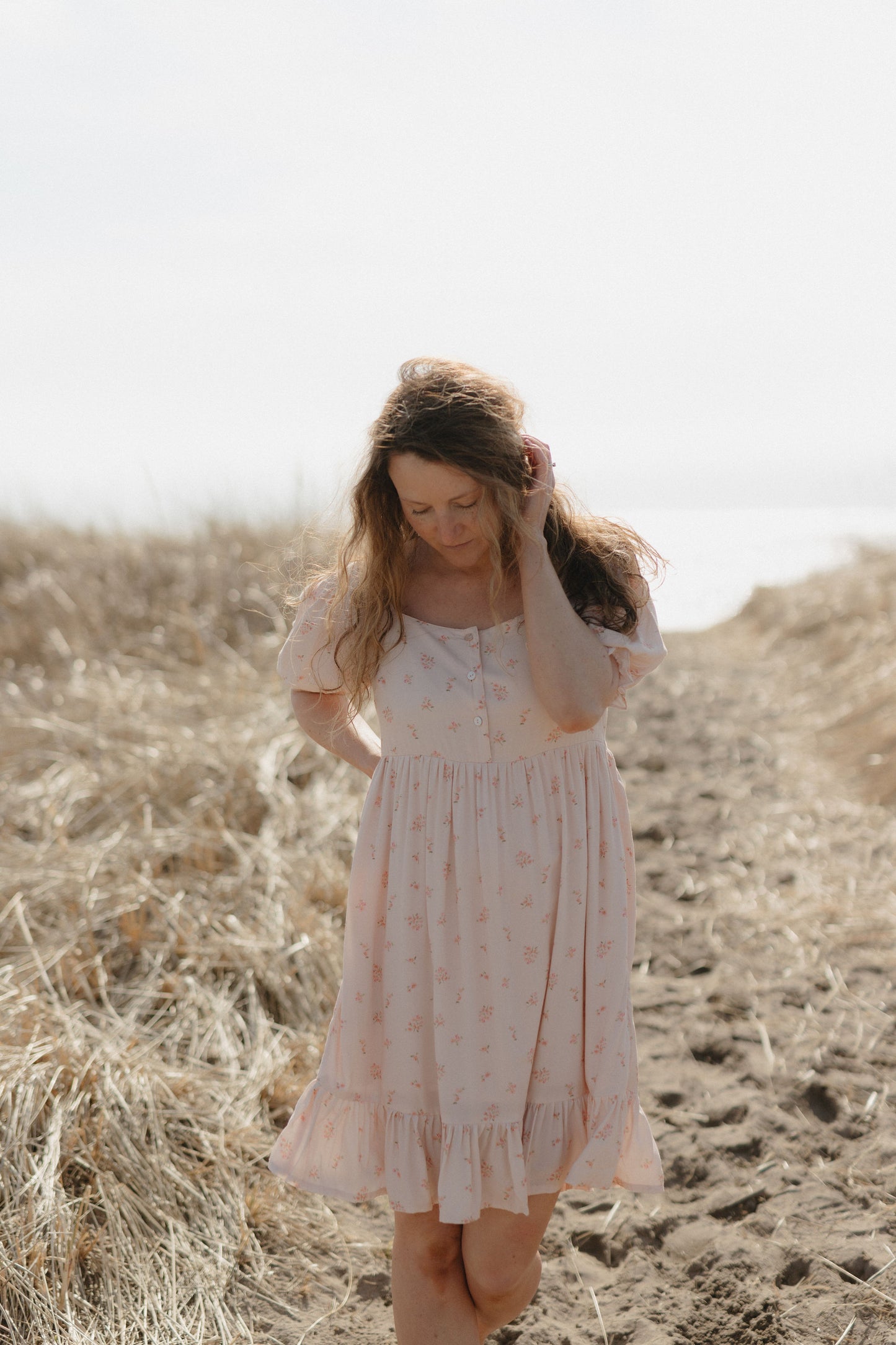 Dottie Dress in Blush Blossom