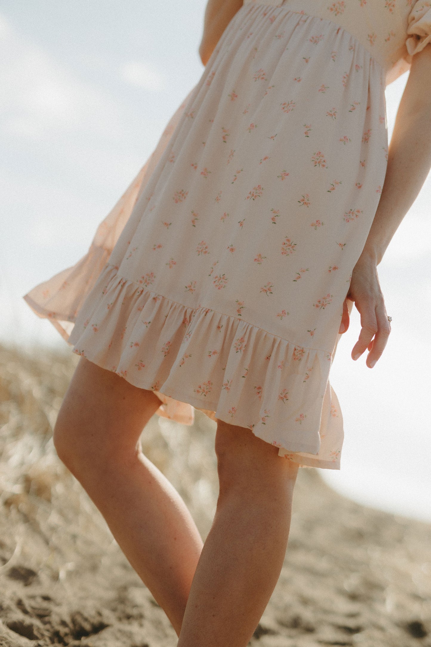 Dottie Dress in Blush Blossom