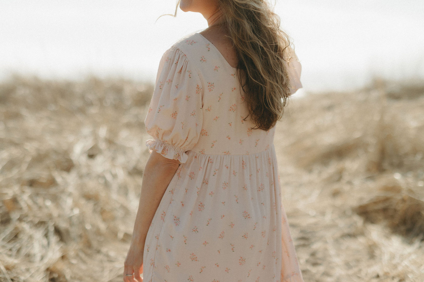 Dottie Dress in Blush Blossom