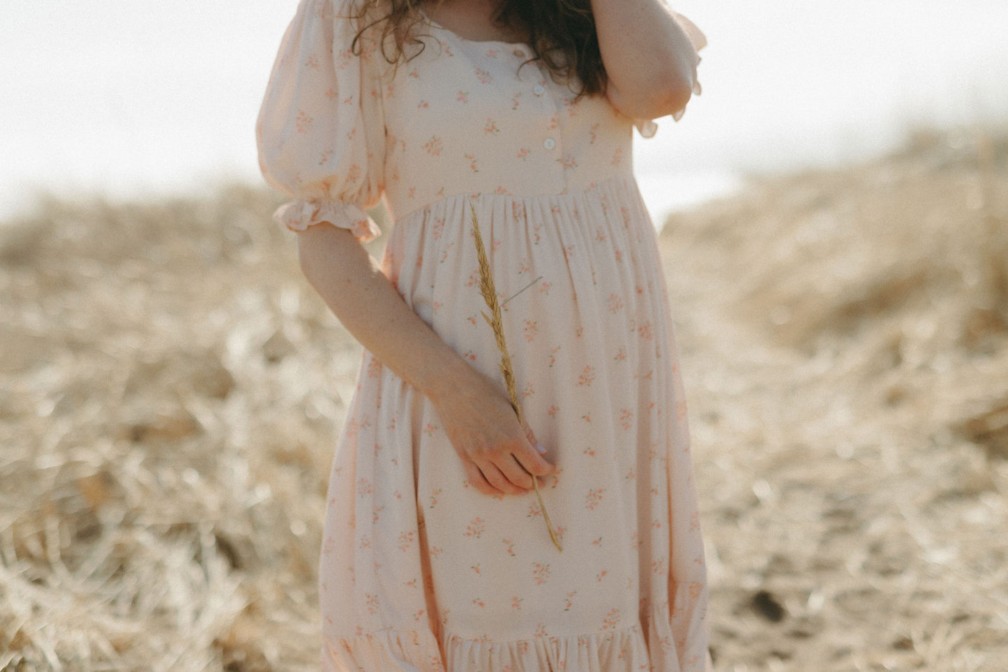 Dottie Dress in Blush Blossom