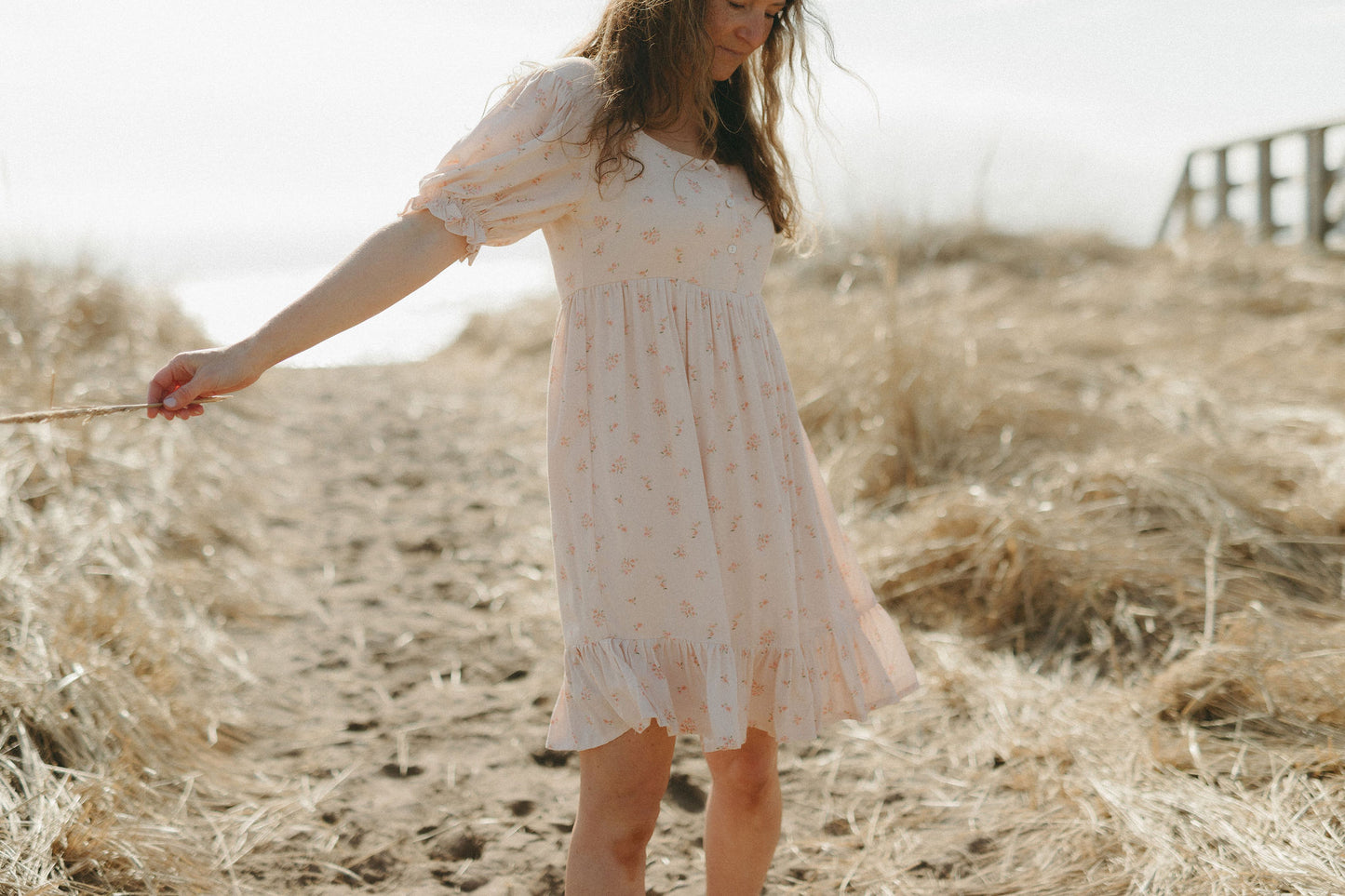 Dottie Dress in Blush Blossom