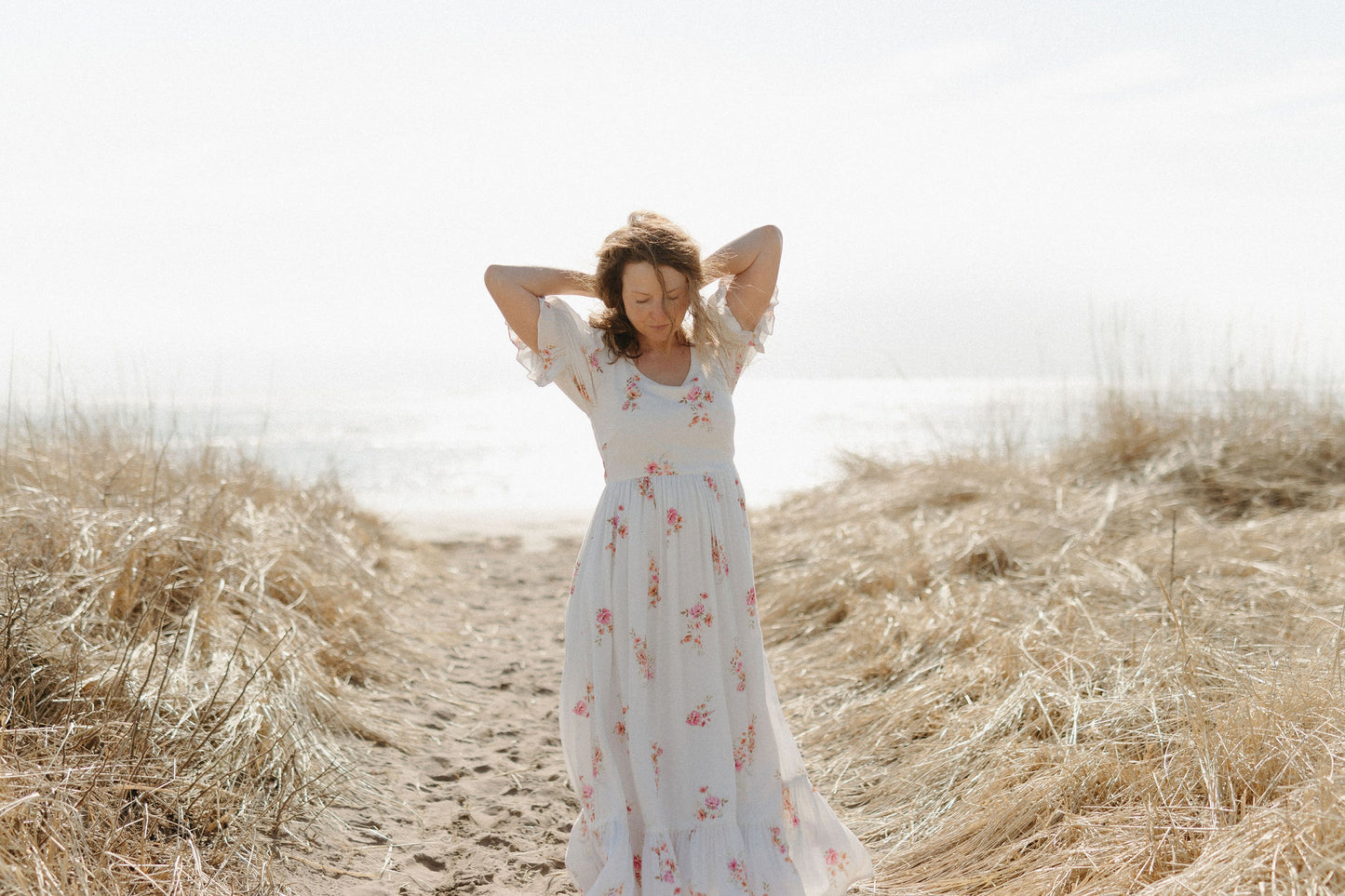 Shei Dress in Rose Garden
