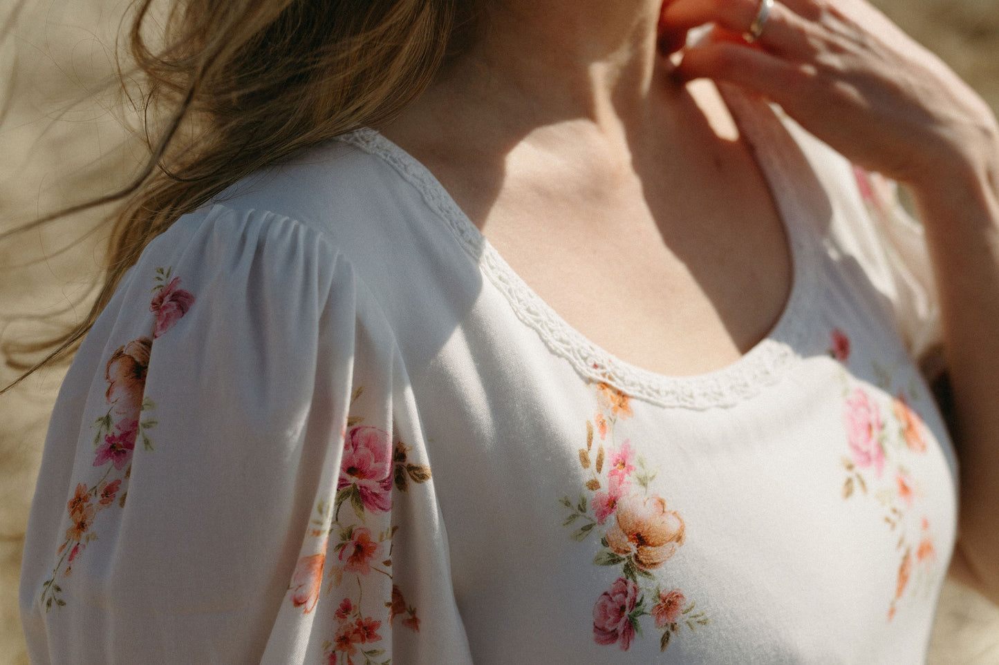 Shei Dress in Rose Garden
