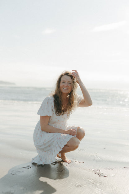 the dottie dress white